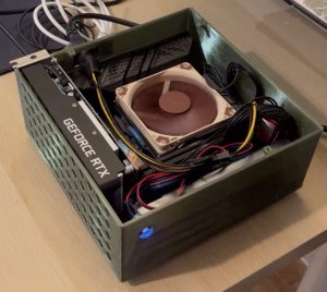Assembled Mini PC and Running